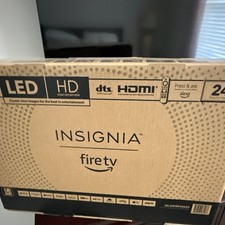Insignia NS-24F201NA23 24" LED HD Smart TV Alexa Voice Remote Netflix Hulu HDMI