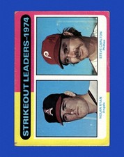 1975 Topps Set-Break #312 Strikeout Leaders LOW GRADE (crease) *GMCARDS*
