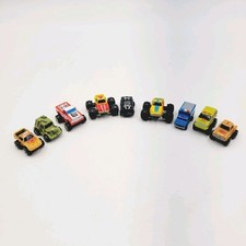 Vintage Micro Machines Lot of 9 Mini Cars Trucks Vehicles Galoob Mixed