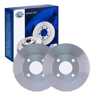 2X Hella Bremsscheiben 256Mm Vorne Passend FüR Audi 80 Cabriolet Coupe 53