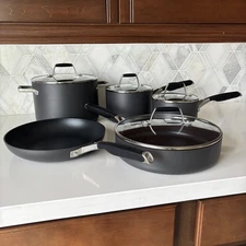 Calphalon Select 9 Piece Non Stick Coating Set Nonstick Dishwasher Safe Durable