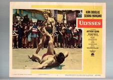 ULYSSES-1955-FN/VF-LOBBY CARD-ADVENTURE-FANTASY-KIRK DOUGLAS FN/VF