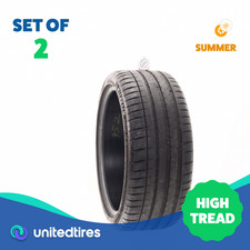 Set Of 2 Used 24535zr19 Michelin Pilot Sport 4 S Hn 93y - 8.532
