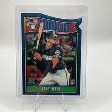2025 Bowman - Rookie of the Year Favorites Coby Mayo Navy Mojo Refractor /175
