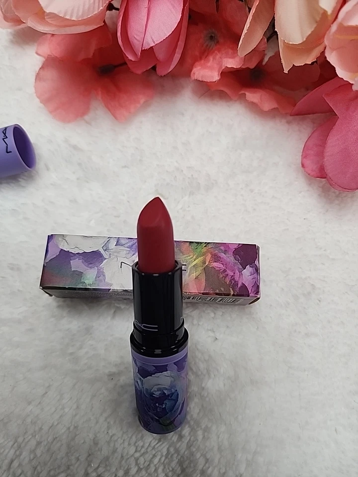 MAC Cosmetics Botanic Panic Collection Matte Lipstick RUBY WOO NIB - Image 4 of 4