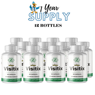 Visitix- Eye Support- 12 Bottles- 720 Capsules