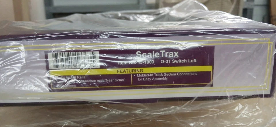 MTH premier Scale Trax 45-1004 45-1003 Pair Of 031 Switch Tracks - Image 3 of 3