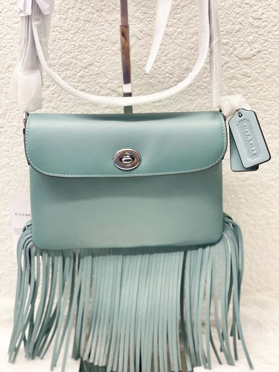 Coach 1964 Fringe Glovetanned Leather Crossbody Bag  display picture 2