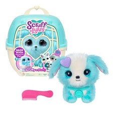 SCRUFFALUVS Blue Surprise Pet, Mystery Plush Toys, Stuffed 19 cm, Multicolor