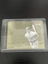 2002 Fleer Premium Jimmie Foxx Legendary Dynasties Philadelphia Athletics #5