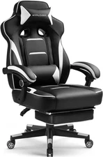 Heavy Duty Gaming Chair For Big And Tall With Ergonomic Design And Footrest