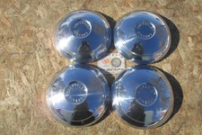 1960 1961 Chevy Corvair Poverty Dog Dish Hubcaps Set Of 4 Deep Set