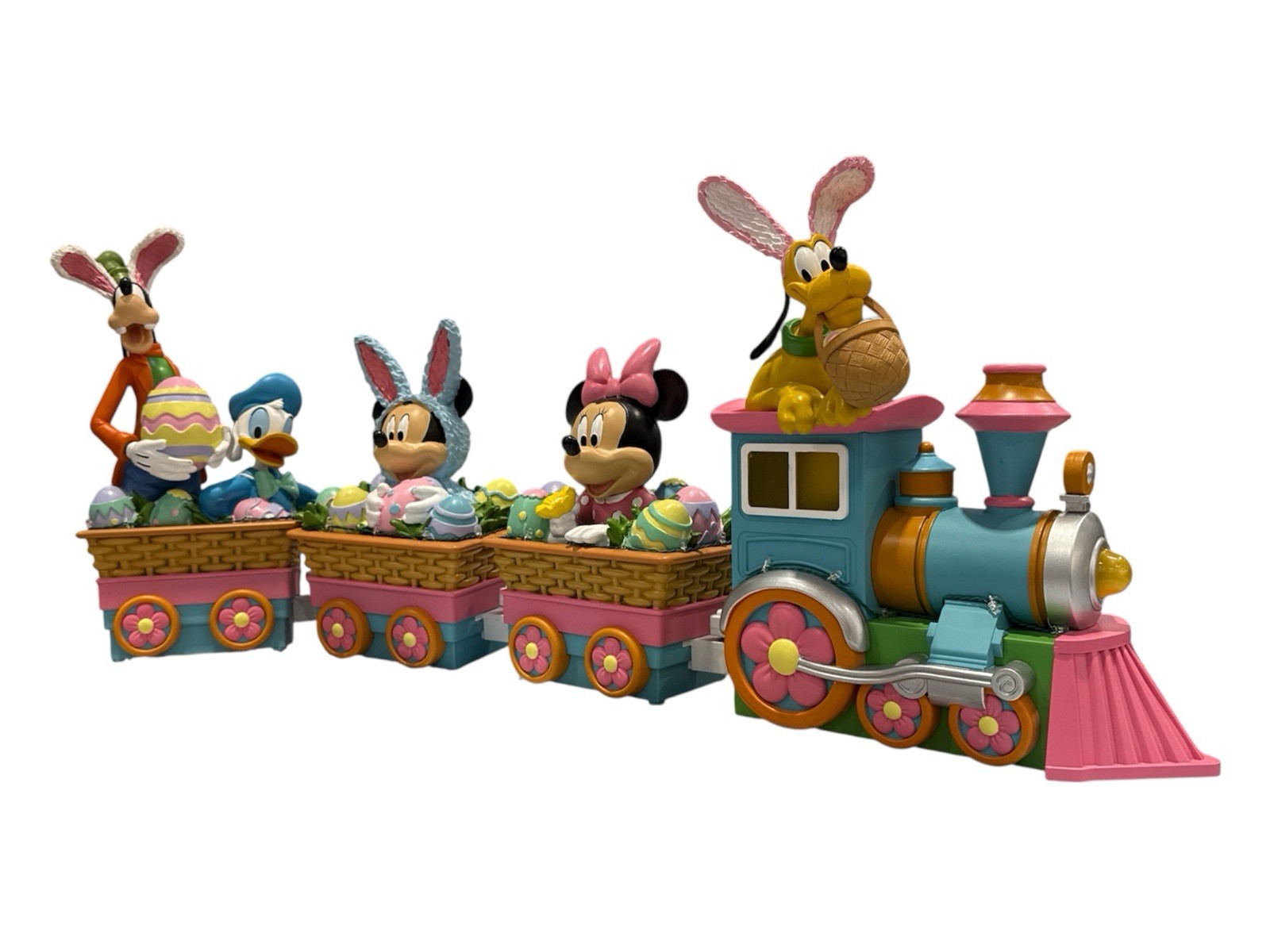 Disney Spring Musical Light-Up Easter Spring Train Set, 4-Piece Set NWT