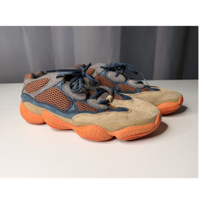 adidas Yeezy 500 Enflame GZ5541 Men's Lace Up Low Top Suede Sneaker 2021
