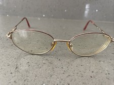 MARCOLIN EYEGLASSES FRAMES ONLY Mod. 7214 Col. 506 FULL RIM 51-18-125 gold oval