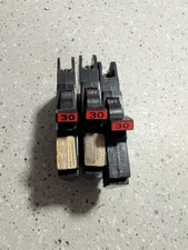 FPE Federal Pacific 30 Amp 1 Pole NC30 StabLok THIN NC Red Handle NC130 Lot Of 3