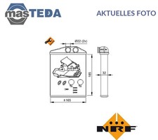 54275 WÄRMETAUSCHER INNENRAUMHEIZUNG NRF FÜR OPEL VECTRA C,VECTRA C CC,SIGNUM