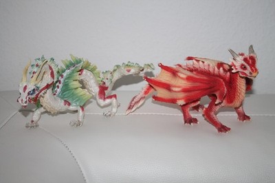 SCHLEICH Chinesischer Drache 73527 + SCHLIECH Roter Drache  70465