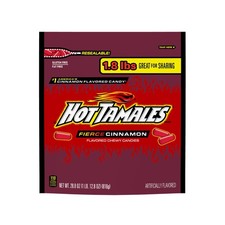 Hot Tamales Fierce Cinnamon Chewy Candy, 28.8...