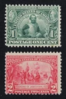 CKStamps: US Stamps Collection Scott#328 329 Mint NH OG #328 Spot on Gum