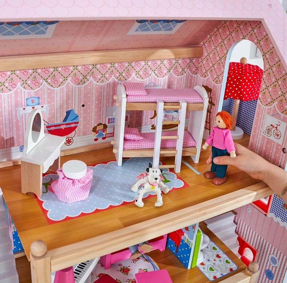 Kidkraft Chelsea Cottage Dollhouse with Furniture Brand New Open Box Complete - Image 3 of 4