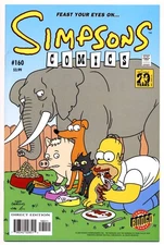 SIMPSONS COMICS #160 F/VF, Bart, Homer, Bongo Comics 2009