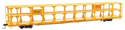 Spur H0 - Walthers Güterwagen 89' Flatcar Auto Rack St. Louis - San F - 8219 NEU | Zustand: Neu