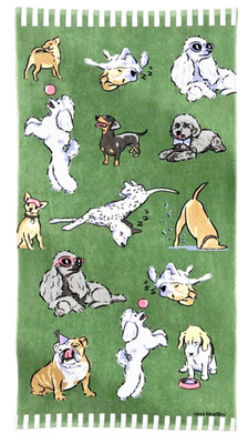 NWT Vera Bradley Plush Dog Park Beach Pool Towel 66''x33''
