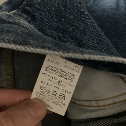 Vintage Deadstock Tommy Hilfiger Carpenter Jeans 32x32 Loose Fit Full Leg Y2K - Bild 5 von 15