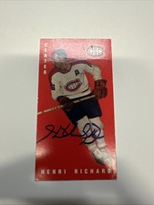 1994 PARKHURST TALL BOYS #67 HENRI RICHARD AUTOGRAPHED
