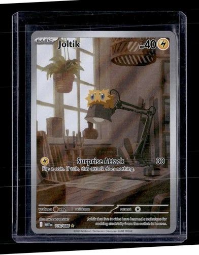 2025 POKEMON WHITE FLARE #116/086 JOLTIK ILLUSTRATION RARE