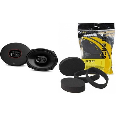 JBL Audio CLUB-964M 6'' x 9'' Three-way Car Audio Speaker with RKFR69 Fast Ring...