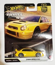 Hot Wheels Subaru Impreza WRX STi Yellow Thrill Climbers FPY86-961 Q 1/64