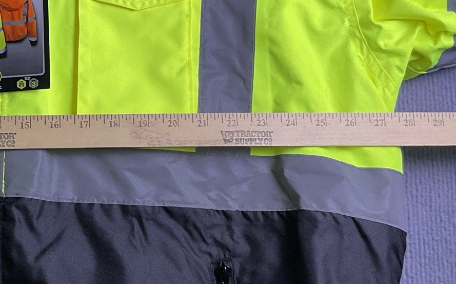 RADWEAR high visibility bomber jacket weatherproof with hood Size XL READ DESCRI - product detail image 5