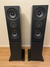 Linn Kaber (Passive) speakers in black - excellent condition