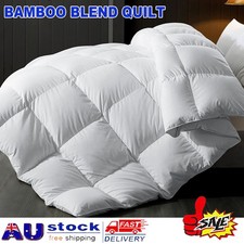 350/500/700G Bamboo Blend Quilt Duvet Doona Single Double Queen Super King Size