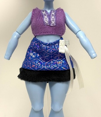 Monster High G3 Self-Scare Secrets Abbey Bominable Doll Outfit Crop Top & Skirt