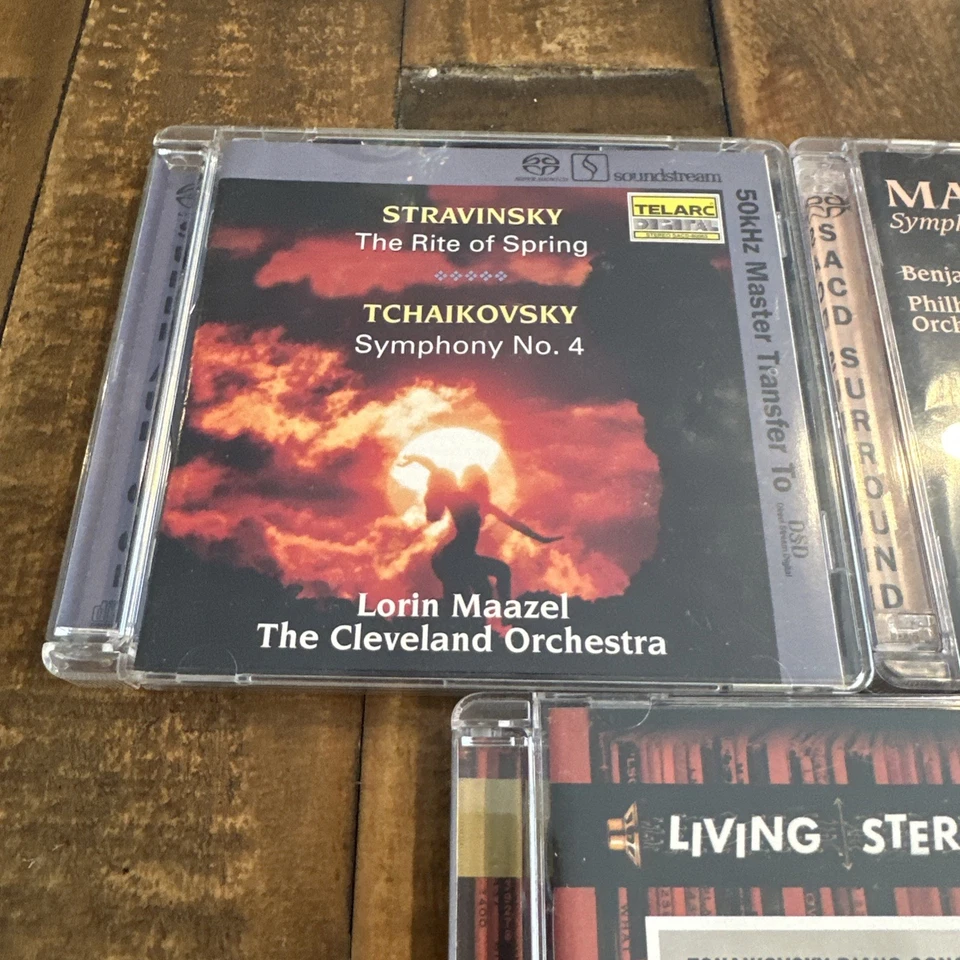 Lot of 5 Tchaikovsky, Mahler, Stravinsky SACD Telarc Classical Living Stereo - Image 2 of 4