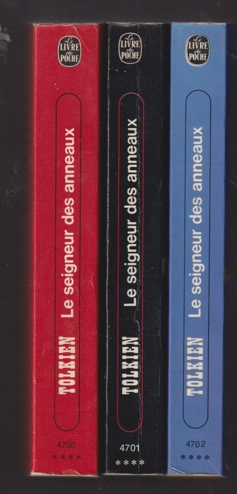 J.R.R TOLKIEN: LE SEIGNEUR DES ANNEAUX TOMES 1 à 3. LIVRE DE POCHE. 1976-80-85. - Photo 1/1