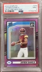 Jayden Daniels 2023 Panini Donruss Optic Preview #389 Pink Holo Prizm RC PSA 9