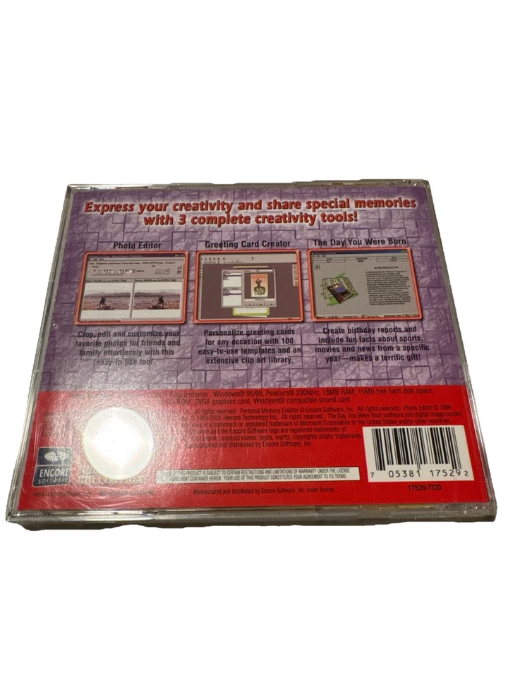 Encore Personal Memory Creator Cd ROM - Image 2 of 3