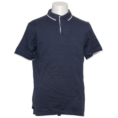 Dressmann, Poloshirt, Größe: L, Blau, Baumwolle, Einfarbig, Herren #231