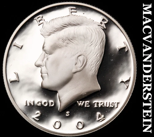 2004-S Silver Kennedy Half Dollar - Choice Gem Proof  Lustrous  #i1675