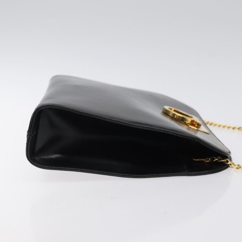 Auténtico bolso de hombro Salvatore Ferragamo Gancini de cuero negro - Imagen 3 de 20