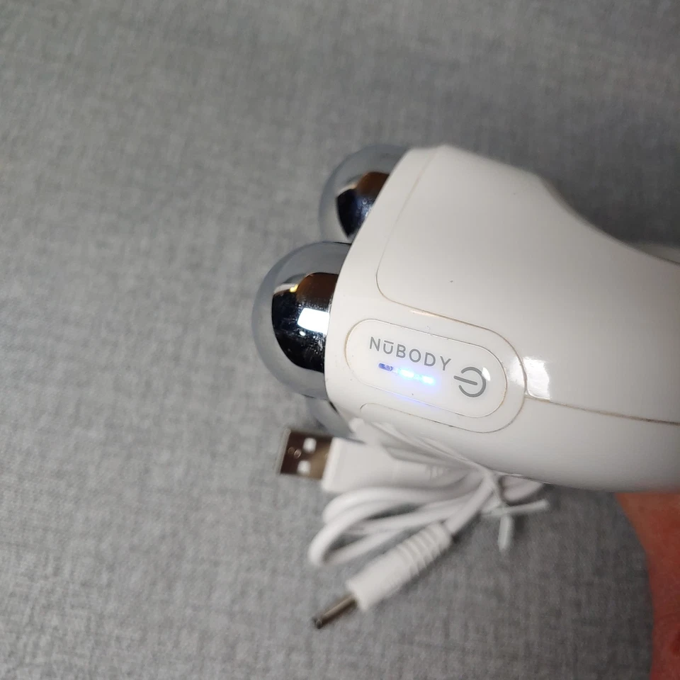 NuFACE NuBODY Skin Toning Device w/Charging cable - White - Image 4 of 4