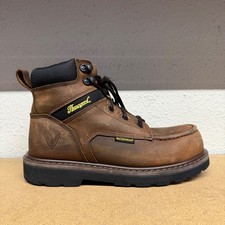 THOROGOOD JOBSITE SERIES WP 6  CRAZY HORSE COMP TOE BLK BOOTS 804-4170 Size 8 W