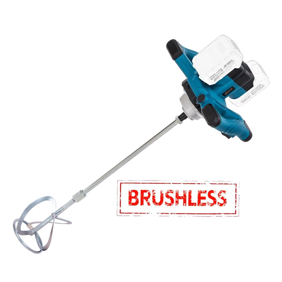 KATSU FIT-BAT Miscelatore a palette senza spazzole 21 V miscelatore elettrico per intonaco - Immagine 2 di 4