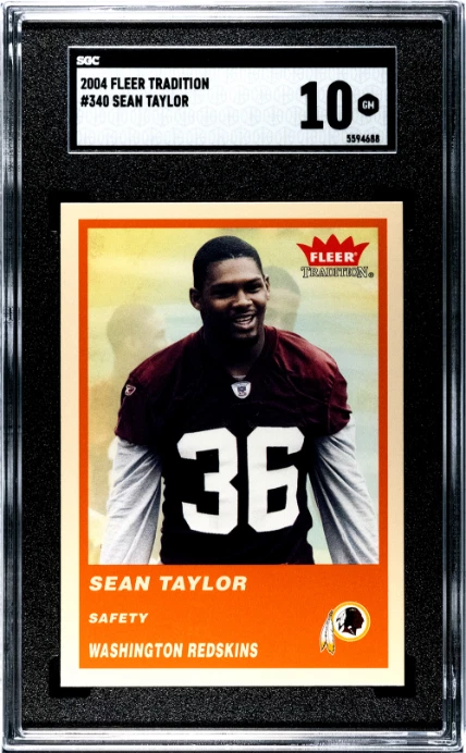 Sean Taylor trading card