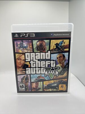 Grand Theft Auto V Sony PlayStation 3 PS3 GTA 5 No Manual Or Map