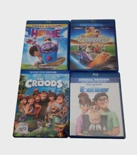 Dreamworks - Kids Family Movie DVD Lot, Mixed Set of 4 Fun Nostalgic Films